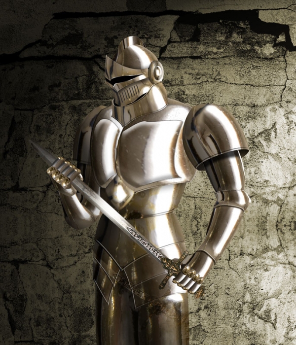 Creation of Knight in Armor: Step 3
